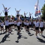 В России прошло масштабное спортивное шествие