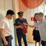 Школьникам Калмыкии рассказывают о пожарной безопасности
