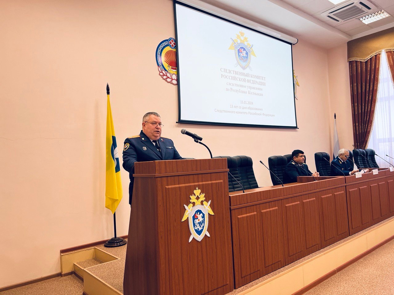 В Калмыкии сотрудники следственного комитета отметили свой праздник |  16.01.2024 | Новости Элисты - БезФормата