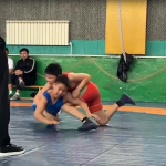 В райцентре Калмыкии состязались борцы из разных регионов 