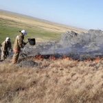 В Калмыкии за сутки потушили 9 пожаров