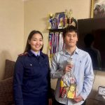 Калмыцкие следователи поздравили пловца-паралимпийца