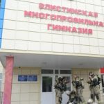 В гимназии Элисты потушили условный пожар 