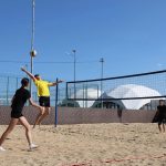 День Калмыкии в Лагани отметили пляжным волейболом