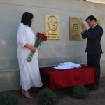 В Калмыкии на Аллее Героев открыли барельеф Нарана Очир-Горяева