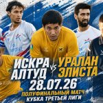«Уралан» в шаге от финала: «Степные орлы» отправляются в Прохладный за победой