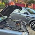 В Элисте огнеборцы ликвидировали последствия дорожной аварии
