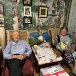 Жителя Калмыкии поздравили с 96-летием 