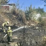 Огнеборцы Калмыкии ликвидировали пожар в Элисте