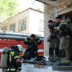 В колледже Элисты потушили условный пожар