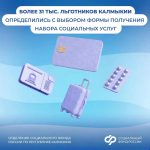 В Калмыкии более 31 тысячи льготников выбрали форму получения соцуслуг на 2027 год