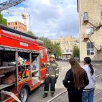Школьники Калмыкии посетили с экскурсией пожарную часть