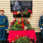 В пожарной части Лагани открыли мемориальную доску Герою России Нарану Очир-Горяеву