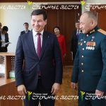 Глава Калмыкии встретился с Героем России Нараном Очир-Горяевым