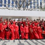 В Калмыкии яркий акцент фестивалю придали «Женщины в красном» 