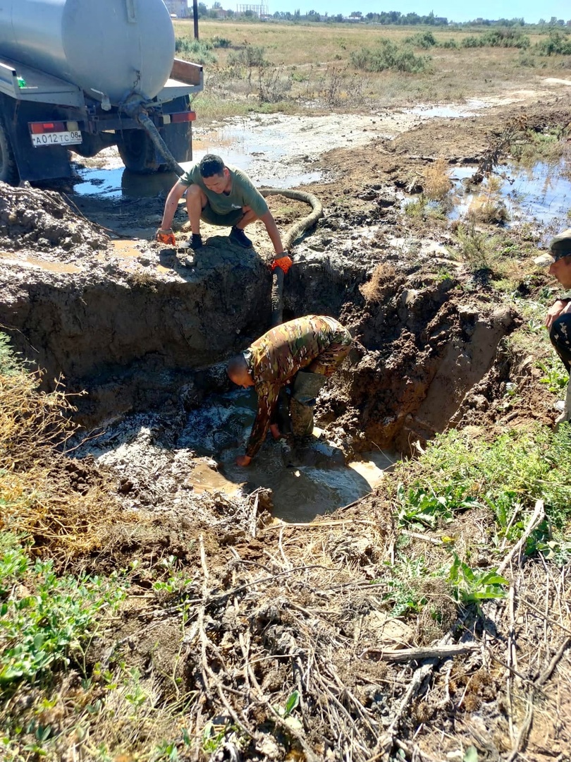 Фото реконструкция водопровода. Дороги в Лагани. Реконструкция Элиста. Водоканал.