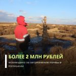Компания выплатила более 2 млн рублей за загрязнение почвы в Калмыкии