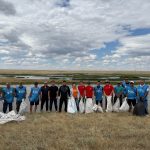 В Калмыкии провели еще один субботник у водоема