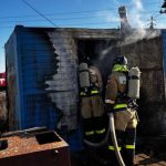 В одном из районов Калмыкии горела баня