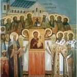 В храме Богоявления Господня поселка Большой Царын совершили Божественную Литургию