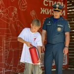 Школьникам Калмыкии напомнили о пожарной безопасности