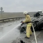 Сегодня в дорожной аварии в Калмыкии пострадал человек