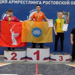 Калмыцкие рукоборцы завоевали золотые медали на первенстве ЮФО по армрестлингу