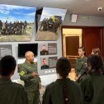 В Национальном музее Калмыкии курсантам центра «Воин» рассказали о подвигах земляков