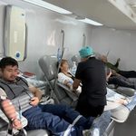 Жители Юстинского района сдали 43 литра крови для пациентов Калмыкии