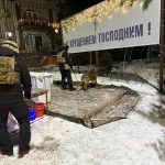 Калмыцкие росгвардейцы обеспечивали правопорядок во время празднования Крещения Господня