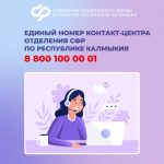 В Калмыкии начал работу новый номер единого контакт-центра регионального Соцфонда