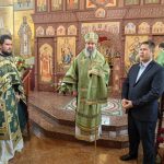 Архиепископ Юстиниан возглавил праздничное богослужение в храме цесаревича Алексия в Городовиковске
