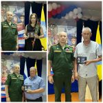В поселке Яшкуль торжественно вручили общественную медаль «Отец солдата» и наградили волонтеров