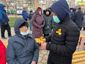 В столице Калмыкии почтили память жертв депортации