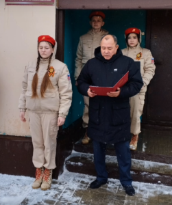 В одном из районов Калмыкии провели акцию «Здесь живет ветеран»